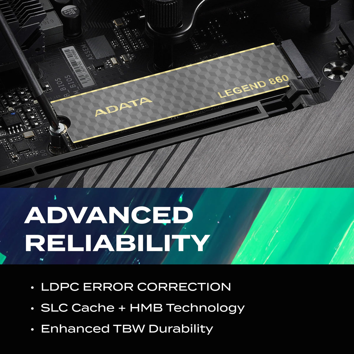 ADATA Legend 860 1TB M.2 NVMe Gen4 SSD, PCIe4, R/W 6000/4000 MB/s, PS5 Compatible