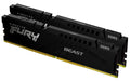 Kingston FURY Beast Black DDR5 16GB (2x8GB) 5600MT/s CL40 DIMM Desktop Gaming Memory Kit of 2 Intel XMP - KF556C40BBK2-16
