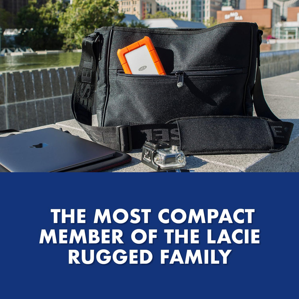 LaCie 5TB Rugged Mini Portable Hard Drive | USB 3.0 (STJJ5000400)