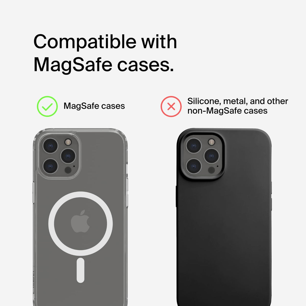 Belkin BoostCharge PRO 3-in-1 Wireless Charger with MagSafe for iPhone 14, iPhone 13, iPhone 12 + Apple Watch + AirPods (Magnetically Charges iPhone Models up to 15W)