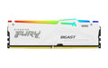 Kingston FURY Beast White RGB EXPO 64GB 6000MT/s DDR5 CL36 DIMM Desktop Gaming Memory Kit of 2 - KF560C36BWEAK2-64