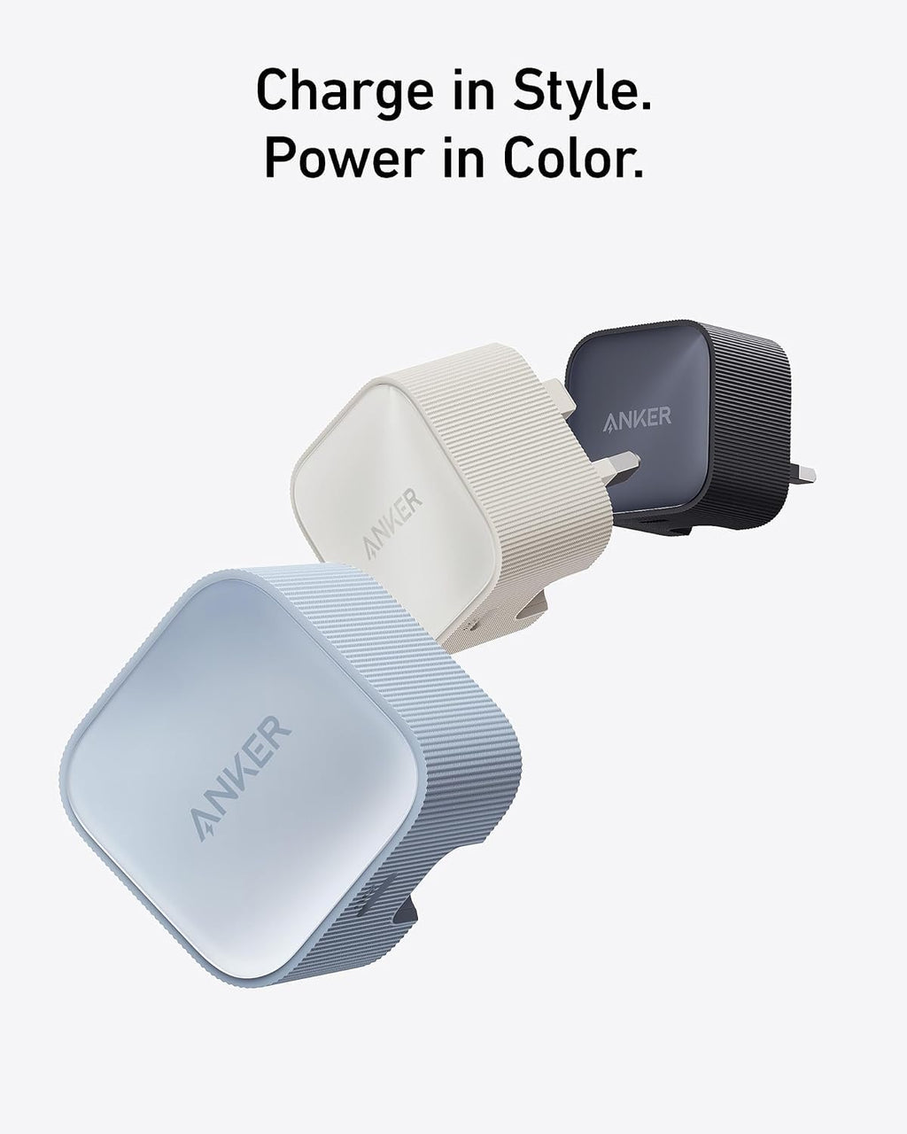 Anker 30W Nano USB-C Charger with Foldable Plug, PIQ 3.0 and PPS Fast Charging, for iPhone, Pixel, Samsung, iPad and More (White)
