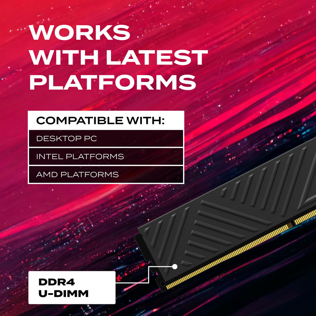 DIMM 64 GB DDR4-3200 (2x 32 GB) Dual-Kit (schwarz, AX4U320032G16A-DTBKD35, XPG Gammix D35, INTEL XMP)