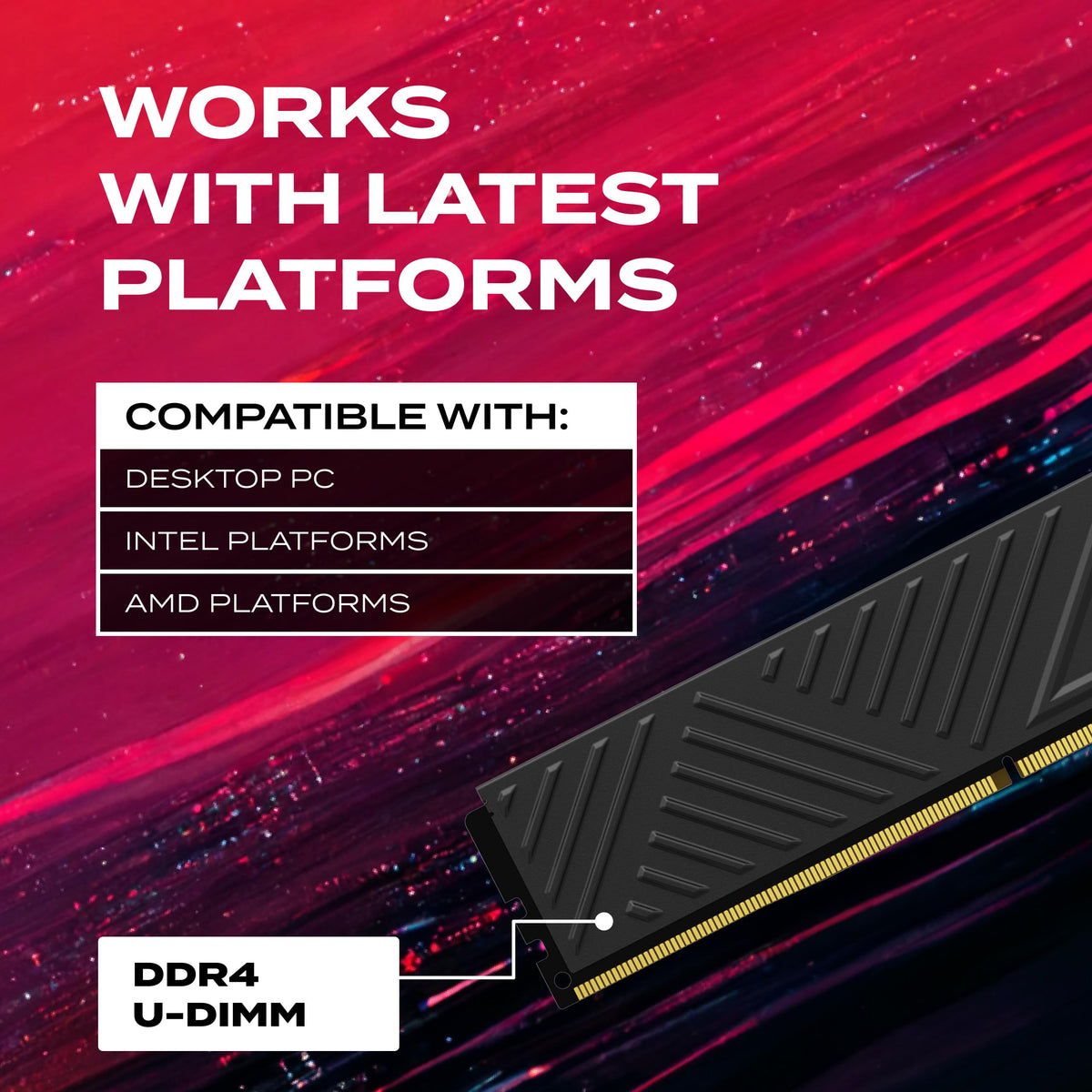 DIMM 64 GB DDR4-3200 (2x 32 GB) Dual-Kit (schwarz, AX4U320032G16A-DTBKD35, XPG Gammix D35, INTEL XMP)