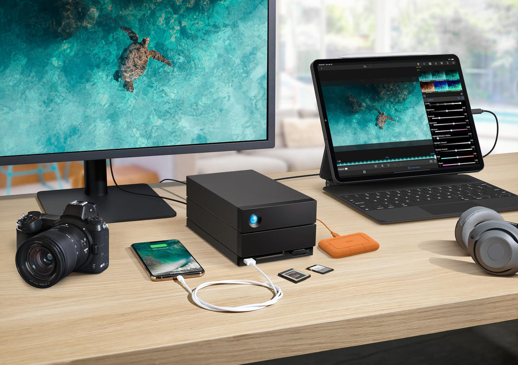 LaCie 40TB 2big Dock | Thunderbolt 3 (STLG40000400)