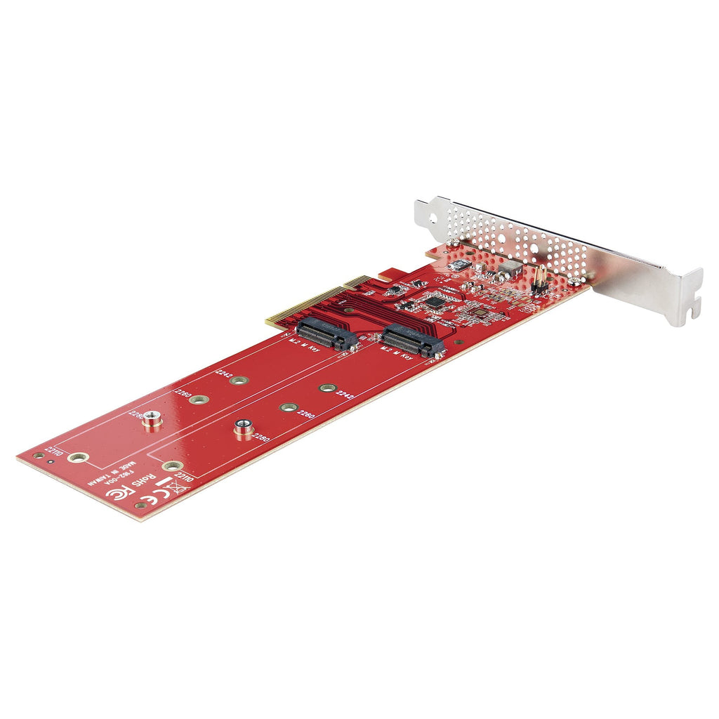 StarTech.com DUAL-M2-PCIE-CARD-B interface cards/adapter Internal