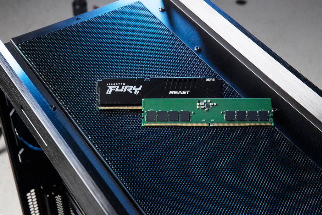 Kingston ValueRAM DDR5 32GB 5600MT/s CL46 Non-ECC Unbuffered DIMM 1RX8 Desktop Memory Module - KVR56U46BS8-32