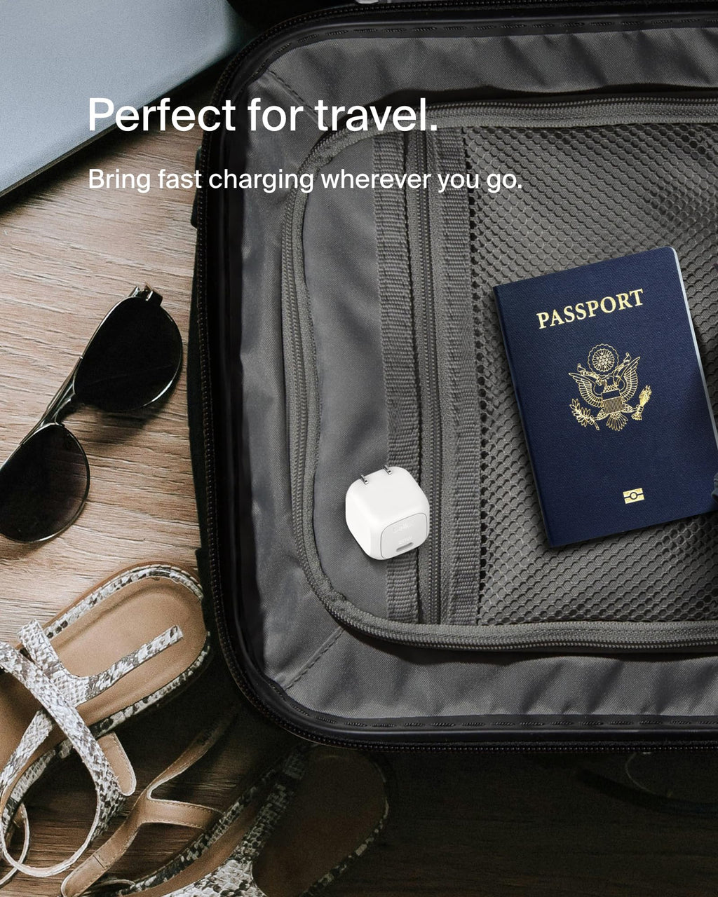 Belkin 20W Compact USB C Charger Block, Fast Charging for Travel
