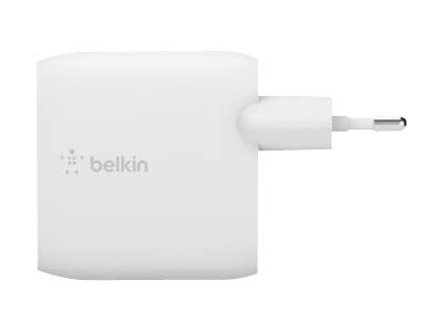 Belkin Boost Charge Dual Port USB A Mains Charger 24W (For Devices such as iPhone 14, 14 Plus, 14 Pro, 14 Pro Max, iPhone 13, iPhone 12, Samsung Galaxy S23, S23+, S22, Pixel and More)