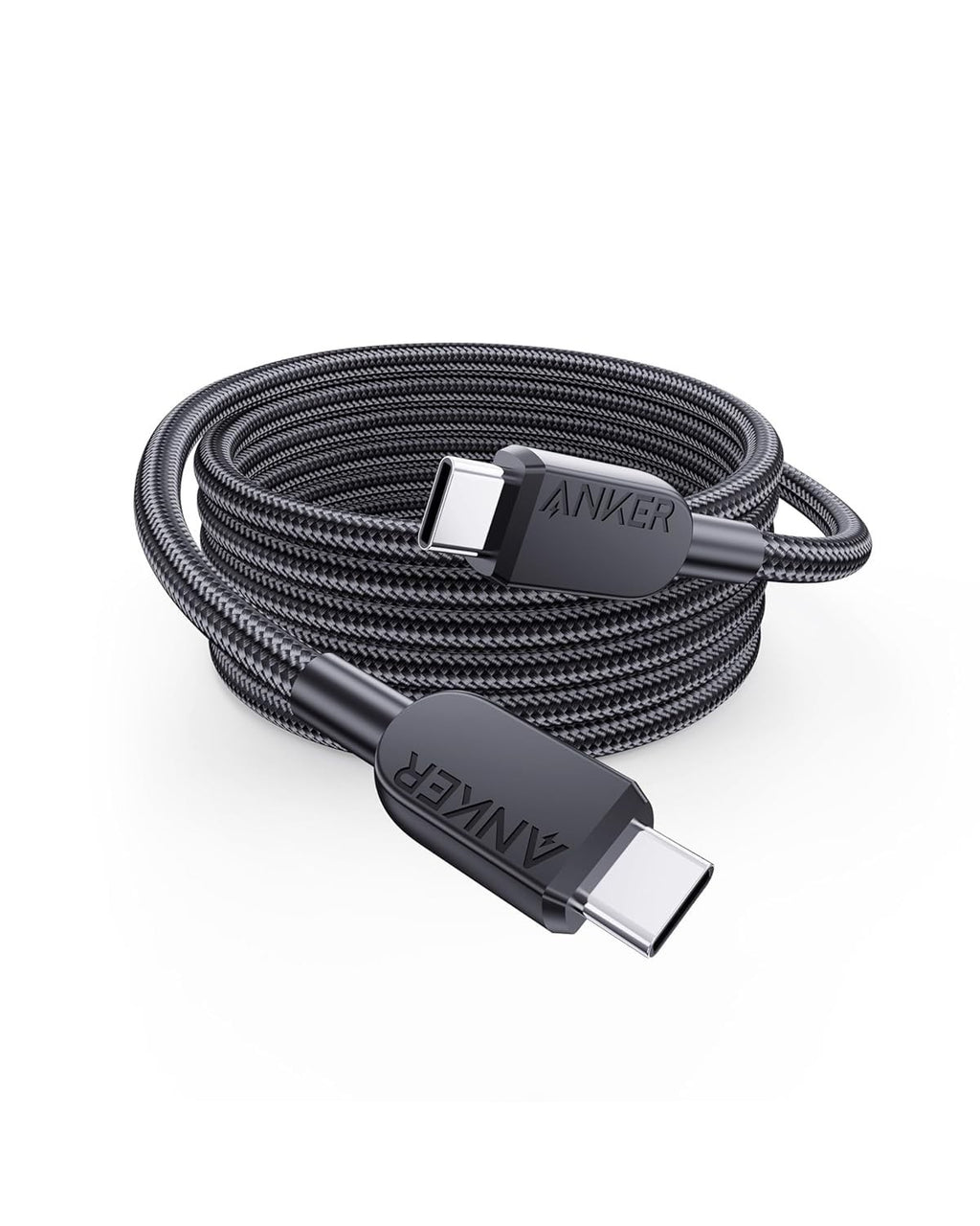 Anker 240W USB-C to USB-C Cable, 6 ft Double Braided Nylon Type-C Charging Cable