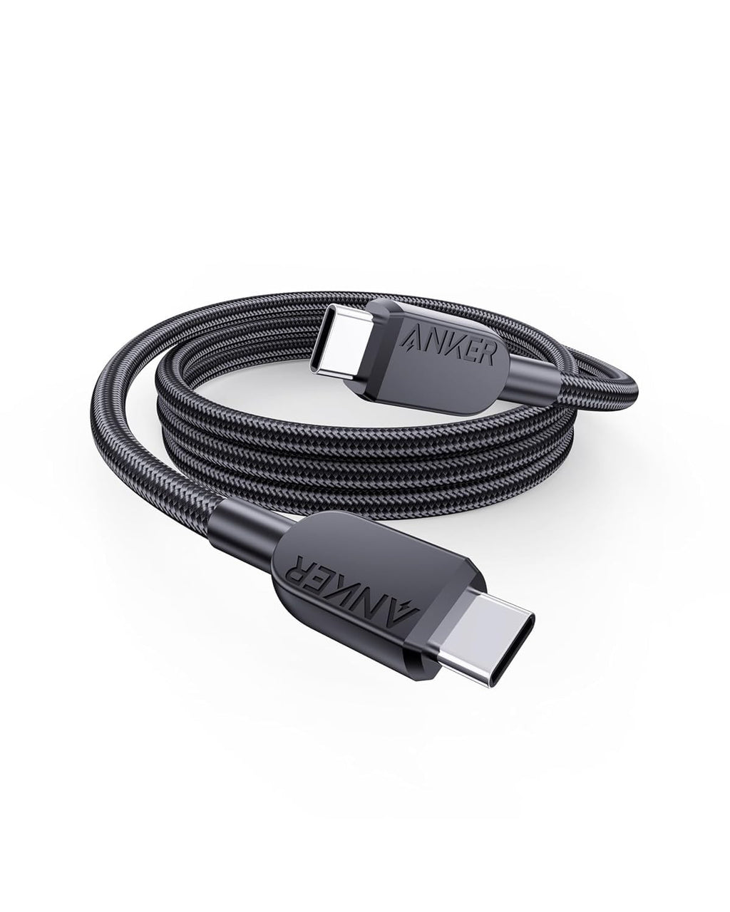 Anker USB-C to USB-C Cable (240W Upcycled-Braided Cable) 3ft