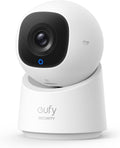 eufy Security C220 Indoor Surveillance Camera with 2K Resolution 360° Rotation Tilt Wired Indoor Surveillance Camera with Wi-Fi AI Human Detection
