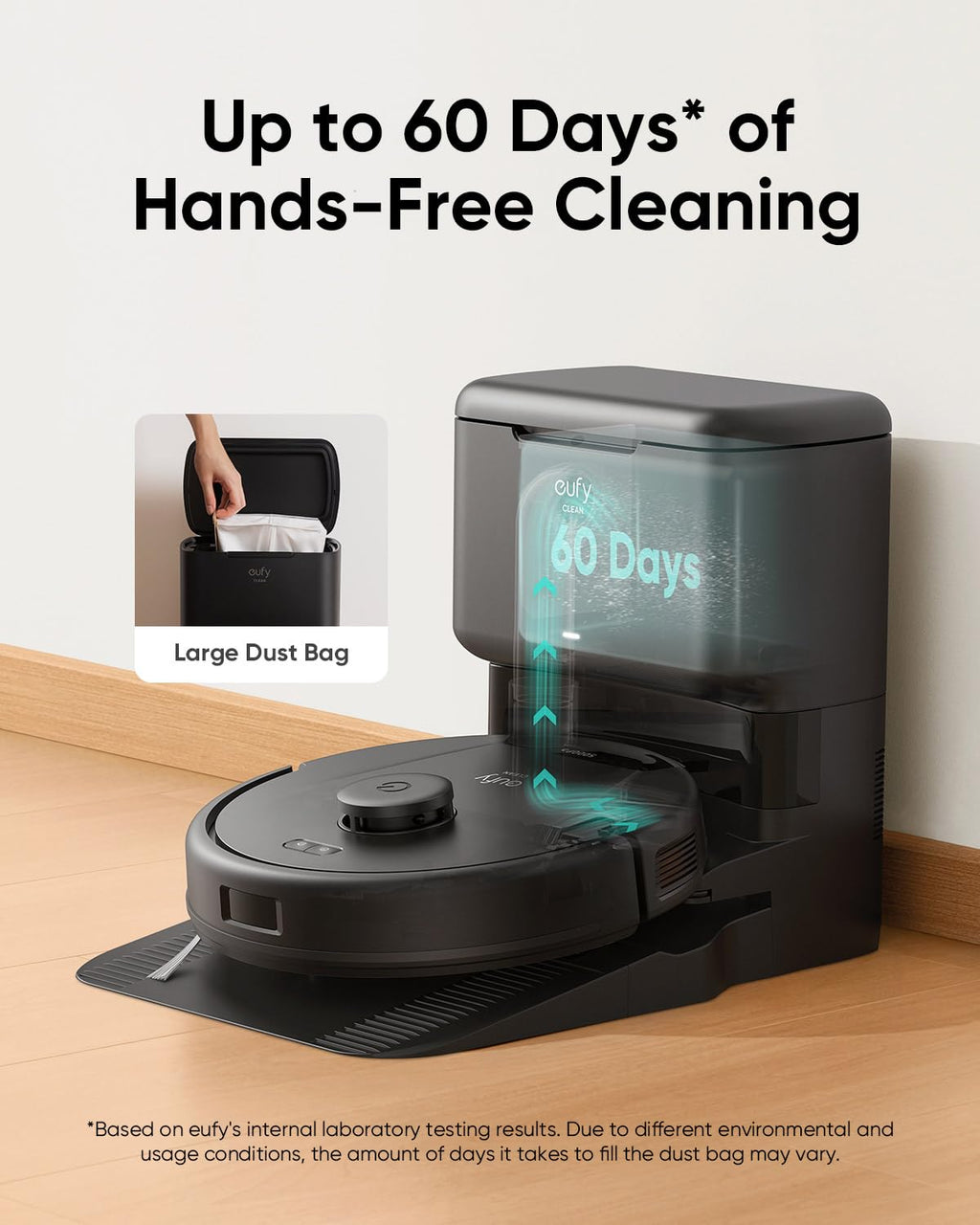 eufy Robot Vacuum Cleaner, L60, Hybrid with Mop and Self-Empty Station