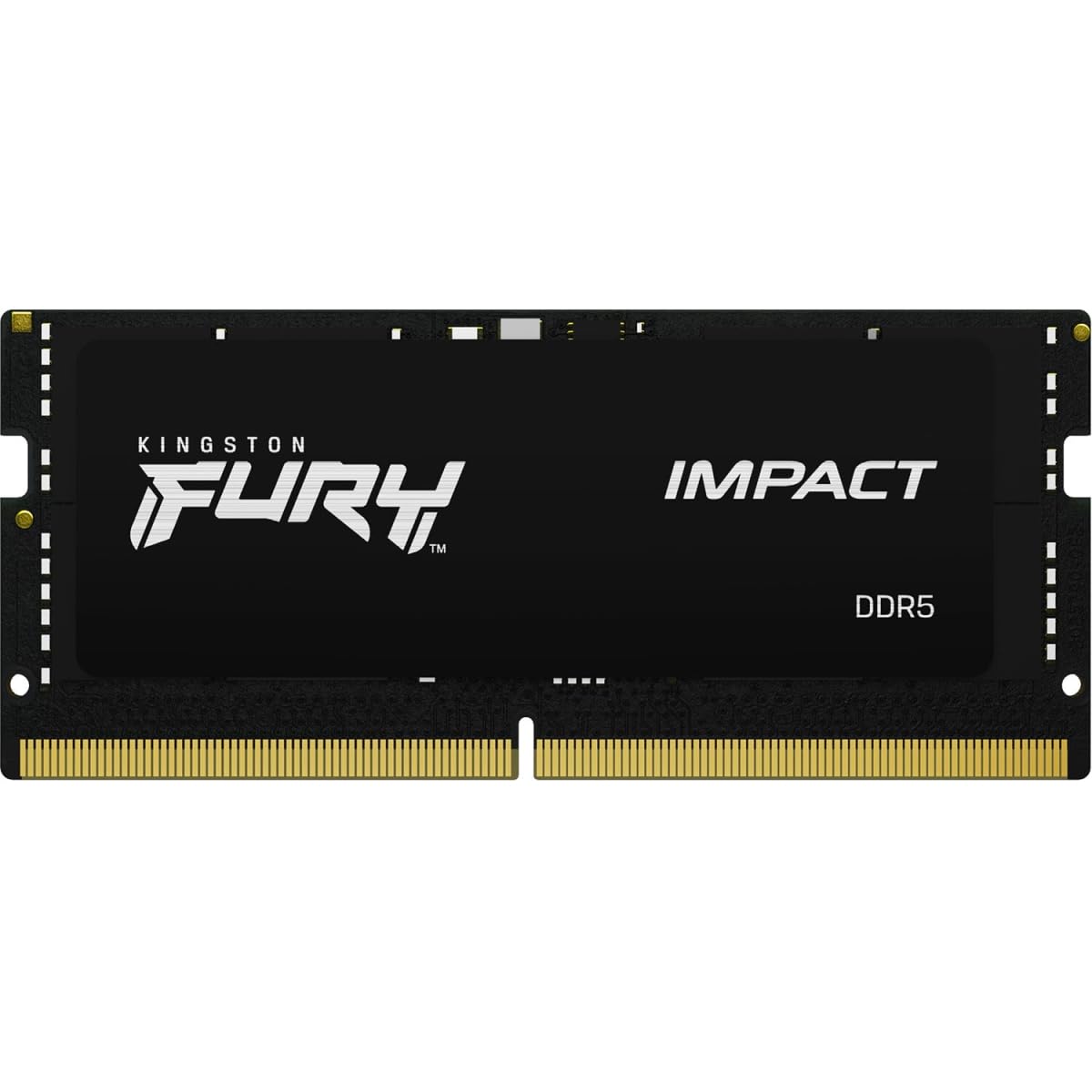 Kingston FURY Impact 8GB 4800MT/s DDR5 CL38 SODIMM Notebook Gaming Memory Single Module - KF548S38IB-8, Black