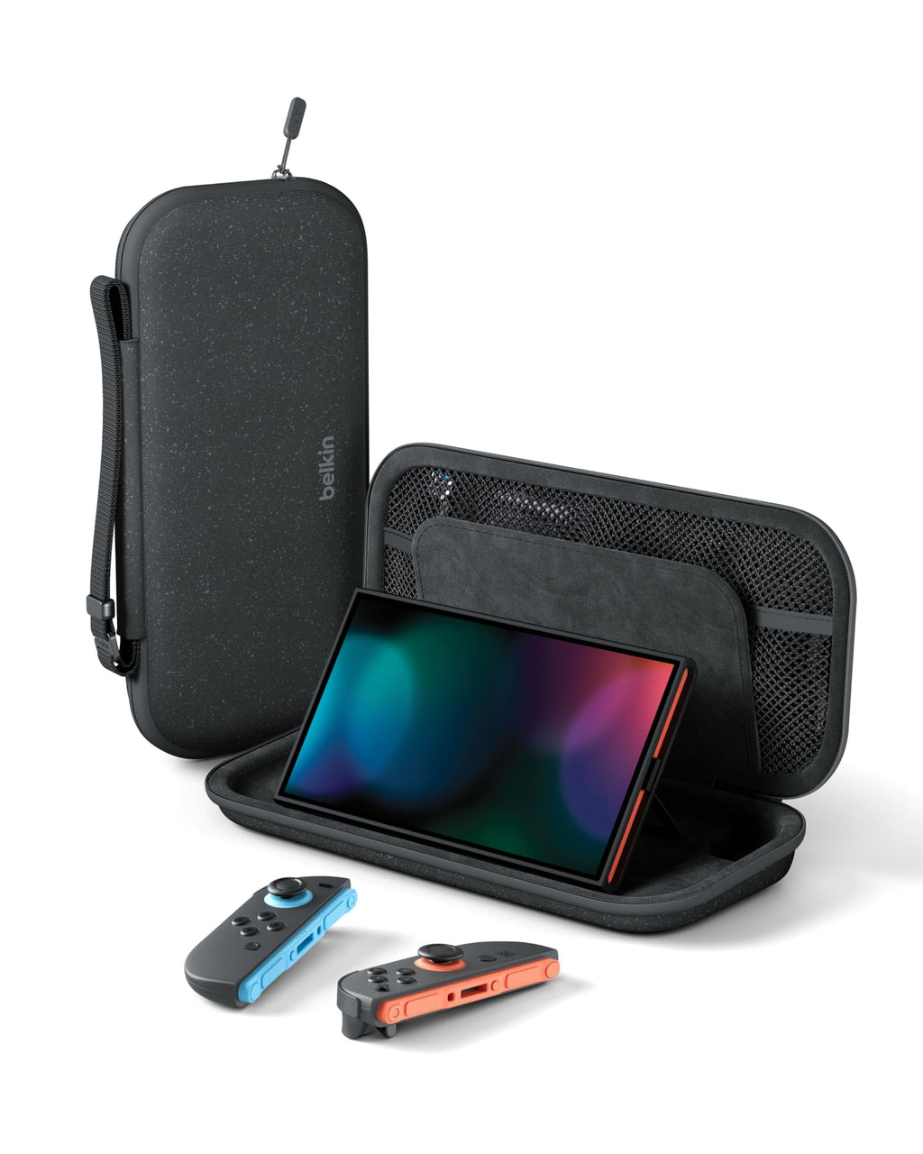 Belkin Gaming Nintendo Switch 2 Case Travel Bag with AirTag Holder - Black