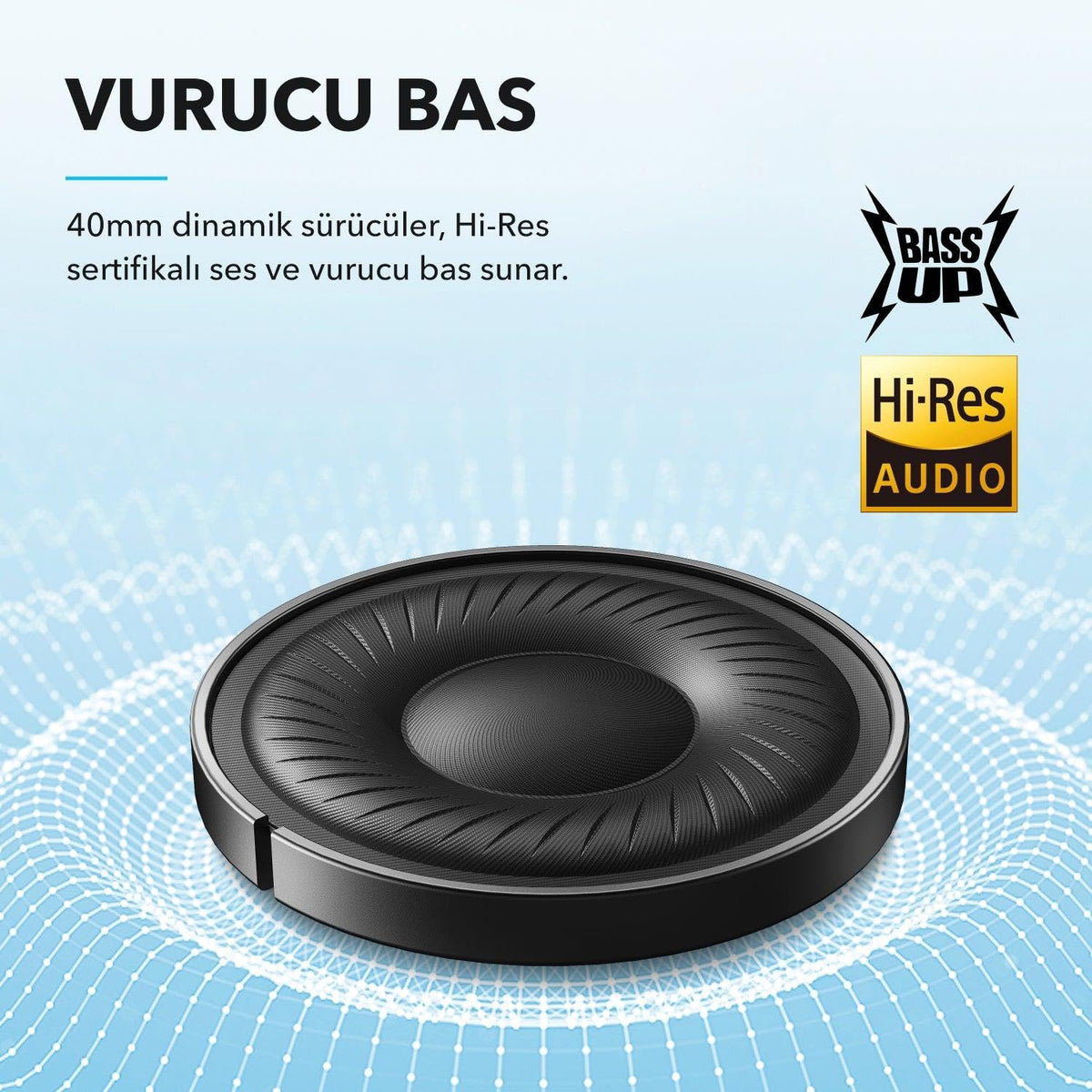 Anker Soundcore Q21i NC Headphones Black - A3004