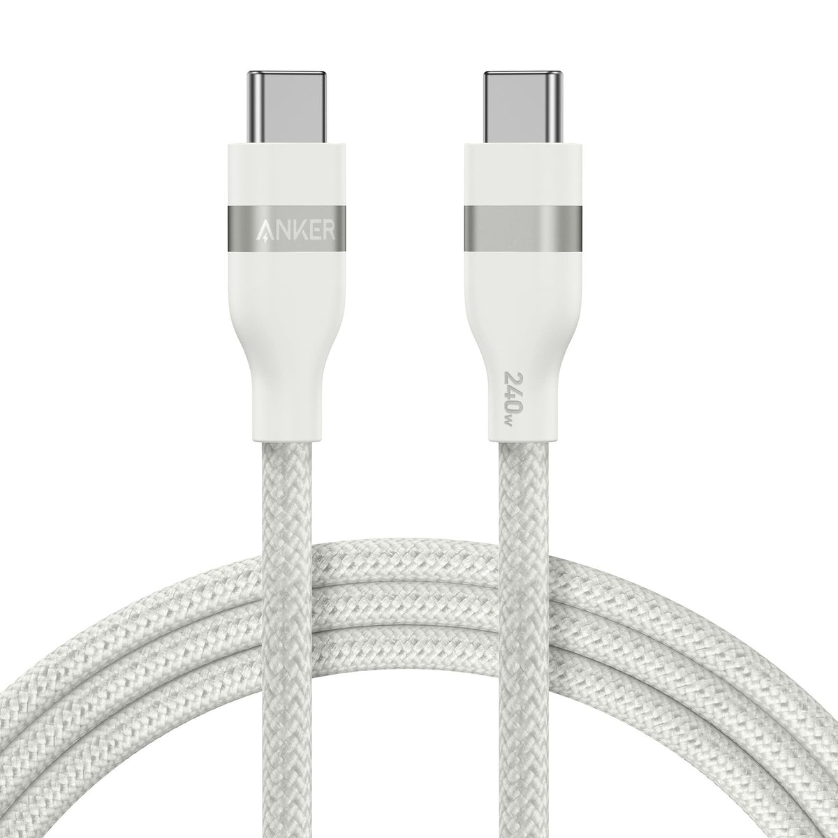 Anker 240W Zolo USB C to C Cable (3ft,0.9m), C Charger 1m, White