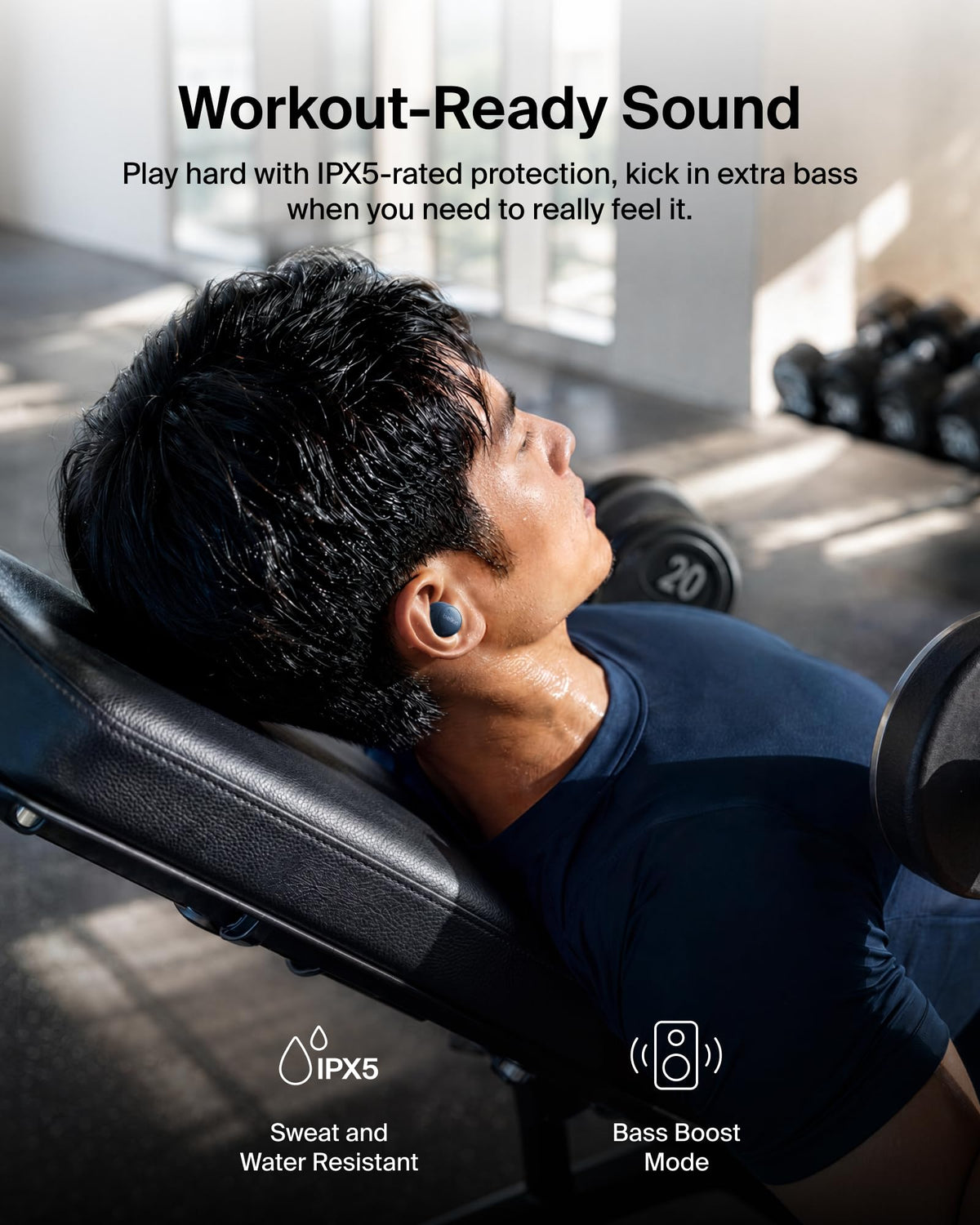Belkin SoundForm Dot, True Wireless Earbuds, Bluetooth, 30H Playtime, Black