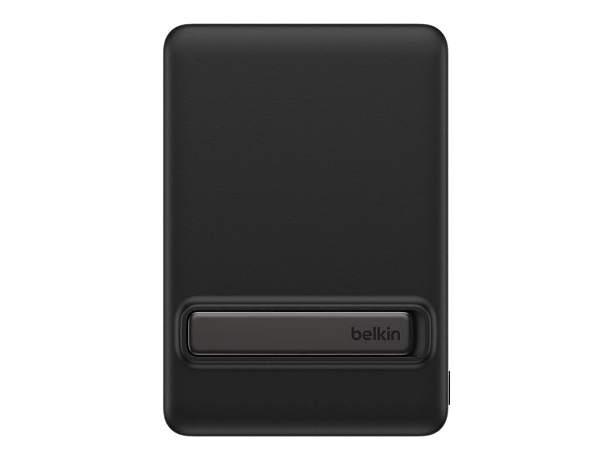 Belkin BoostCharge 10000mAh Slim Magnetic Power Bank with Kickstand - Black