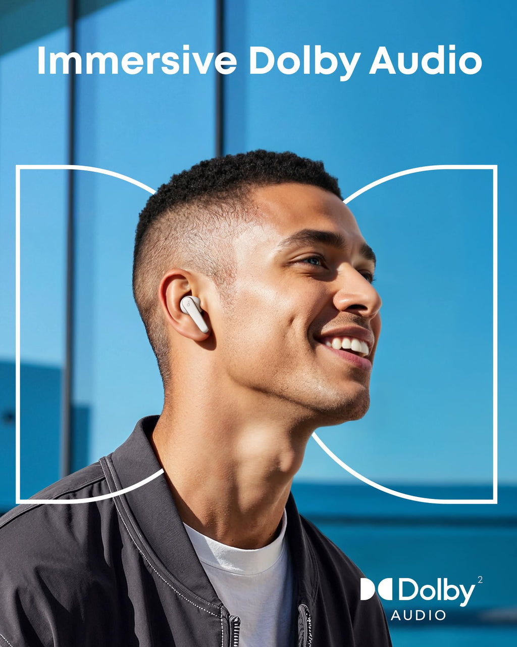 soundcore Liberty 5 by Anker, Noise-Cancelling Wireless Earbuds, 2x Stronger Voice Reduction, Real-Time Adaptive Noise Cancellation,Fast Charging,Dolby Audio, 6 Mic AI Calls (Cloud White)