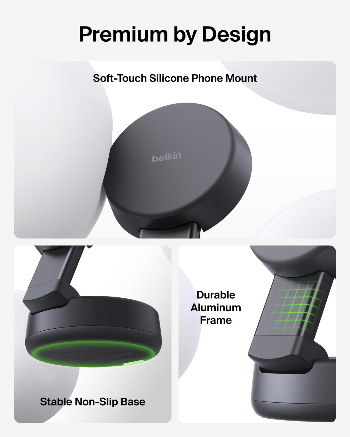Belkin UltraCharge Pro 2 in 1 Qi2 Wireless Charging Station, 25W - Black