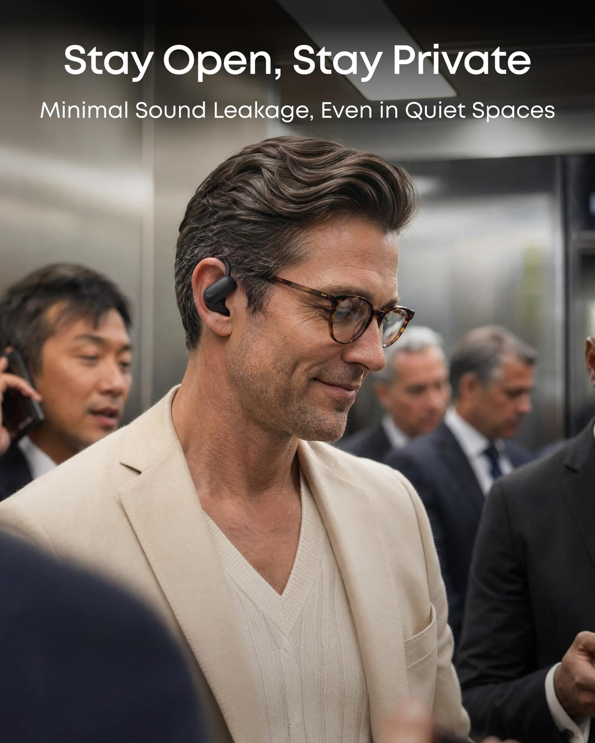 soundcore AeroFit 2 Pro by Anker, 2-in-1 Hybrid Earbuds with Awareness Mode and Focus Mode, Bluetooth 6.1, Hi-Res, LDAC, Spatial Audio, Al Clear Phone Calls, IP55, 34H Total Playtime