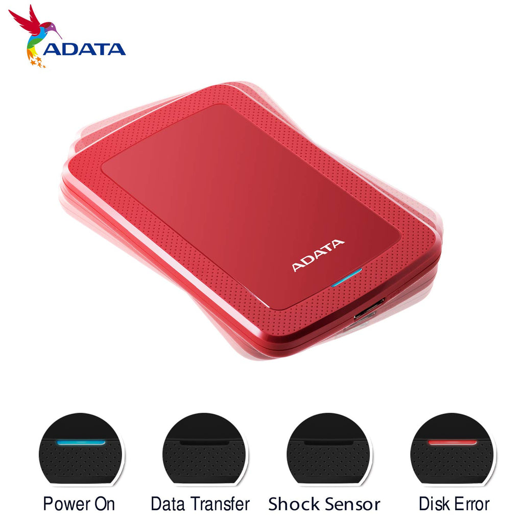 ADATA HV300 1TB COLORBOX - AHV300-1TU31-CRD