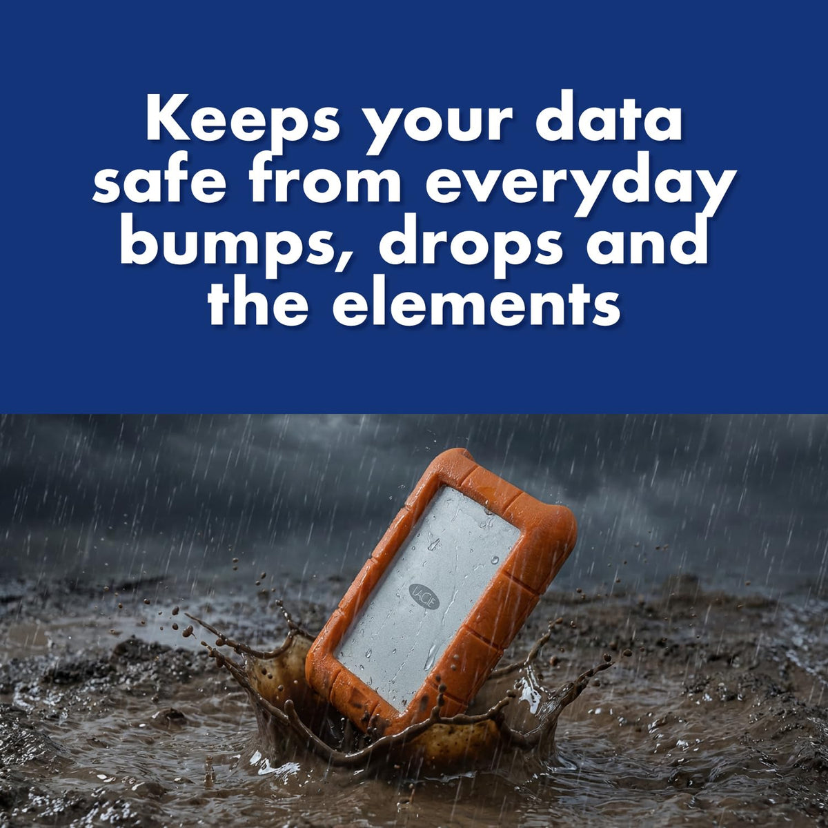 LaCie 5TB Rugged Mini Portable Hard Drive | USB 3.0 (STJJ5000400)