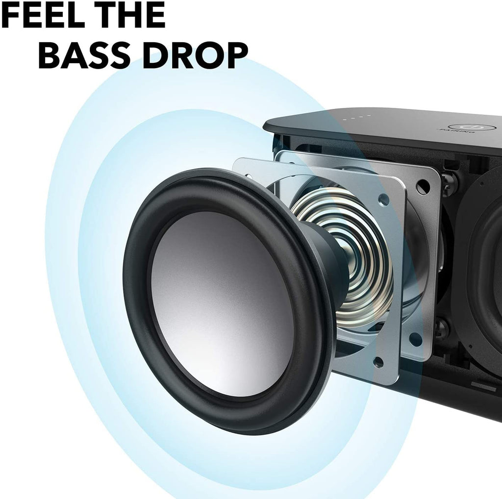 Anker Sound Core Boost 20 W BLUETOOTH SPEAKER WITH Bassup Technology, IPX5 Waterproof, Can be Used As Extra Battery, 20 m Range (Renewed)