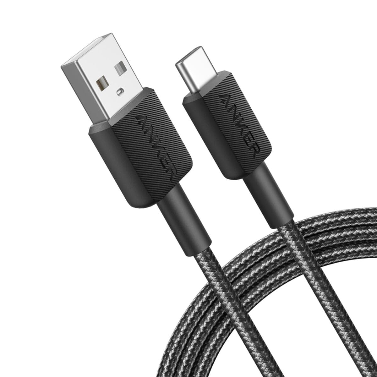 322 USB-A TO USB-C CABLE 3FT BRAID B