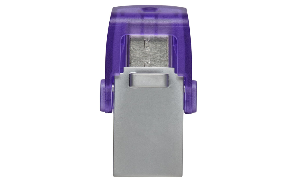 Kingston DataTraveler microDuo 3C USB Flash Drive 128GB USB Gen 3 Type-C and Type-A - DTDUO3CG3/128GB