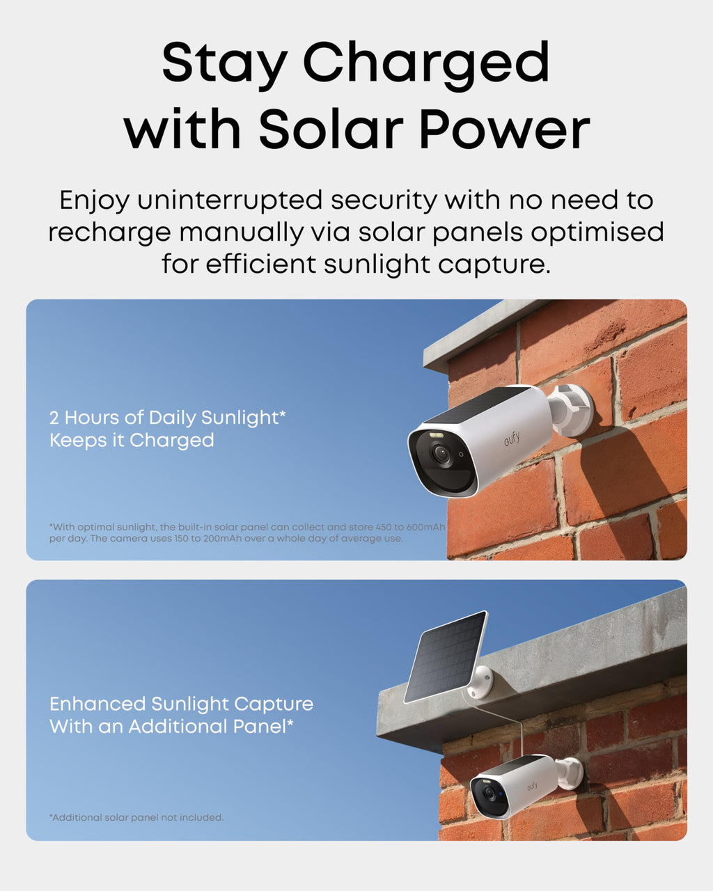 eufy Security Camera eufyCam E40 2-Cam Kit (HomeBase S380) 2K Solar Security Camera Outdoor Wireless, MaxColour Night Vision, No Monthly Fee,Work With Alexa,Cameras House Security