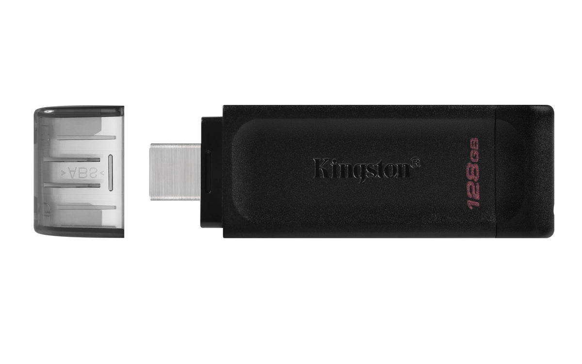 Kingston DataTraveler 70 - DT70/128GB USB-C Flash Drive Black