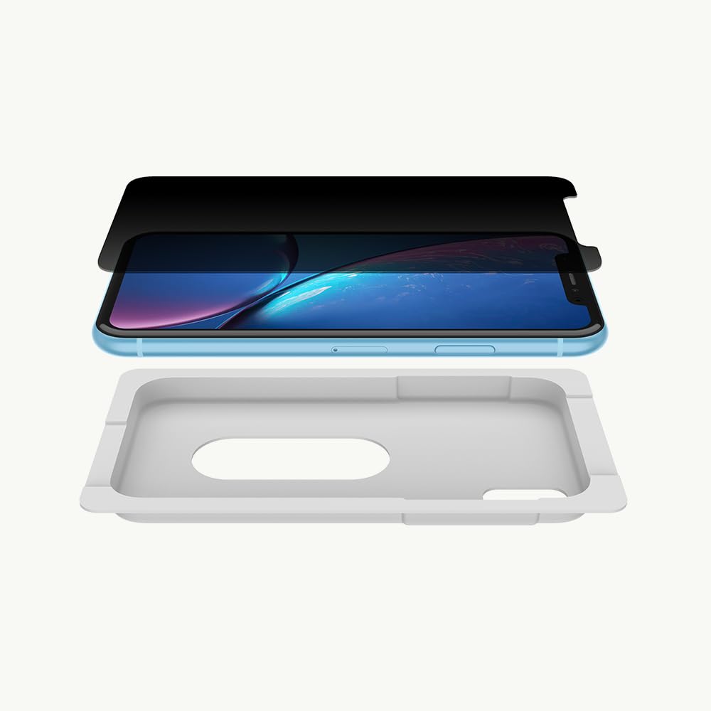 Belkin Tempered Glass Privacy Screen for iPhone 15 Plus and 14 Pro Max