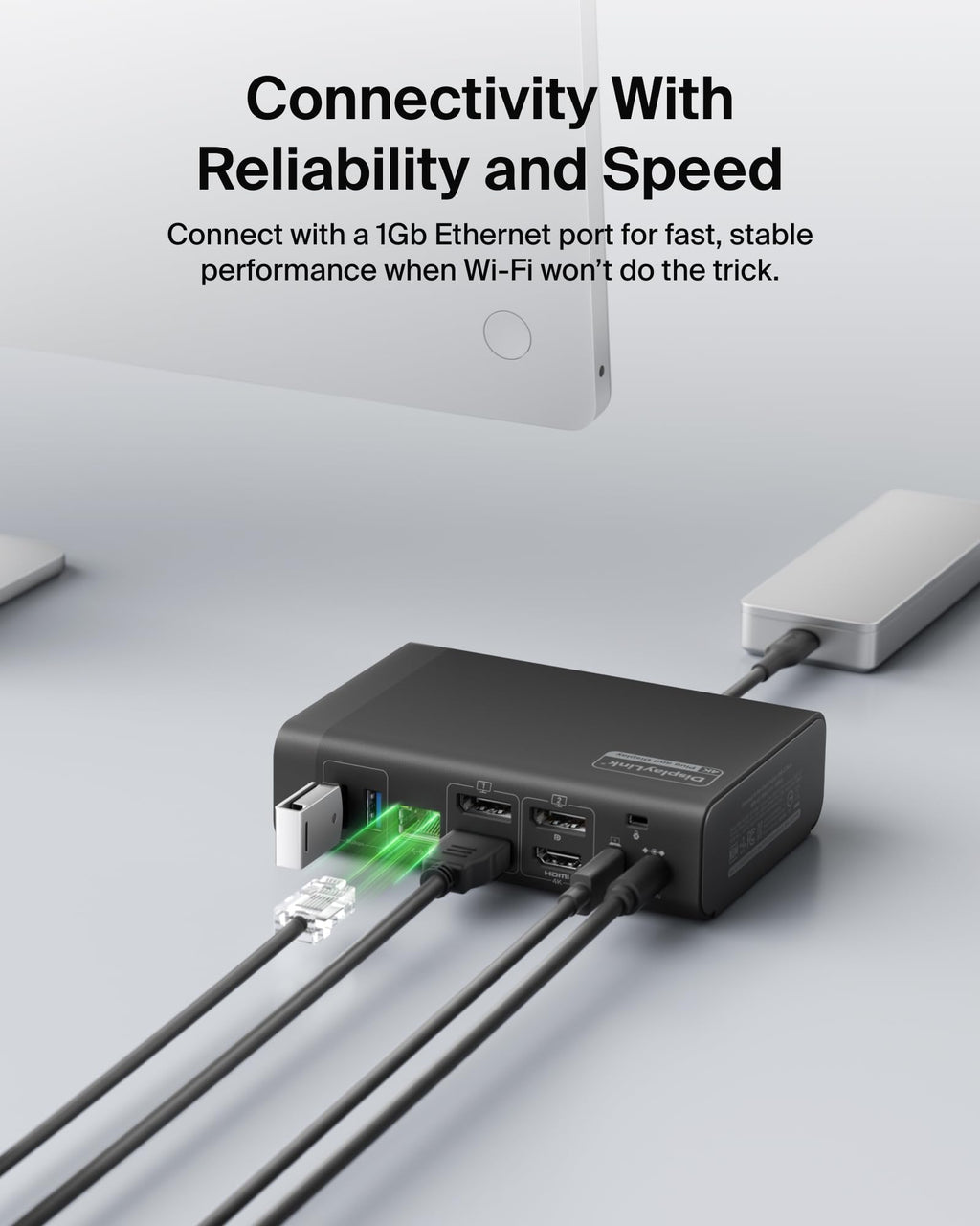 Belkin Connect 14-in-1 Docking Station 140W, Dual Display USB C Dock with 4K@60Hz Support, DisplayLink Technology - USB C Dock with 10Gbps Data Transfer, 1Gb Ethernet Port - Laptop Expansion Hub