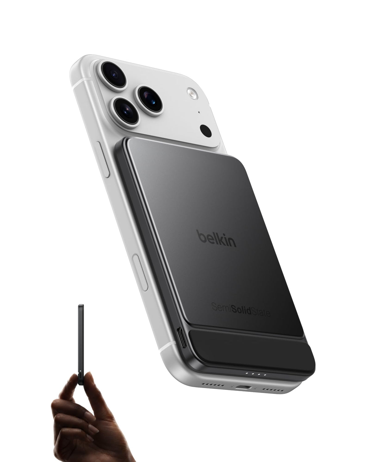 Belkin UltraCharge Pro 5000mAh Semi-Solid-State Wireless Power Bank
