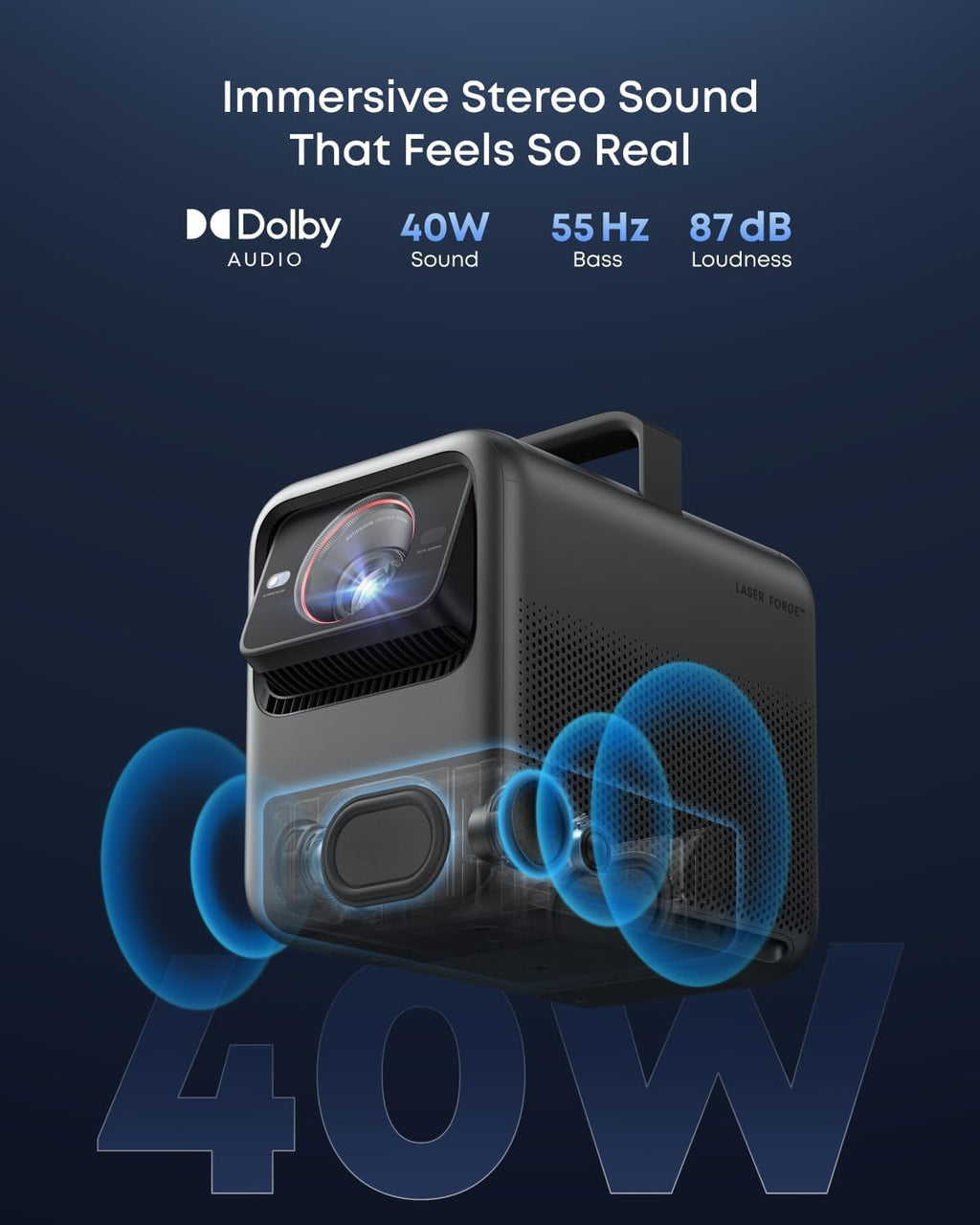 soundcore NEBULA X1 4K Triple Laser Projector with Dolby Vision