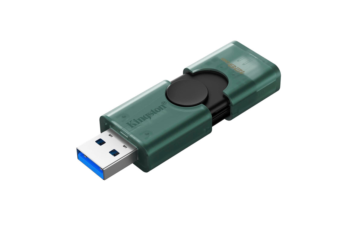 Kingston DataTraveler Duo USB Flash Drive 128GB USB-A + C 3.2 DuoG2 - DTDEG2/128GB