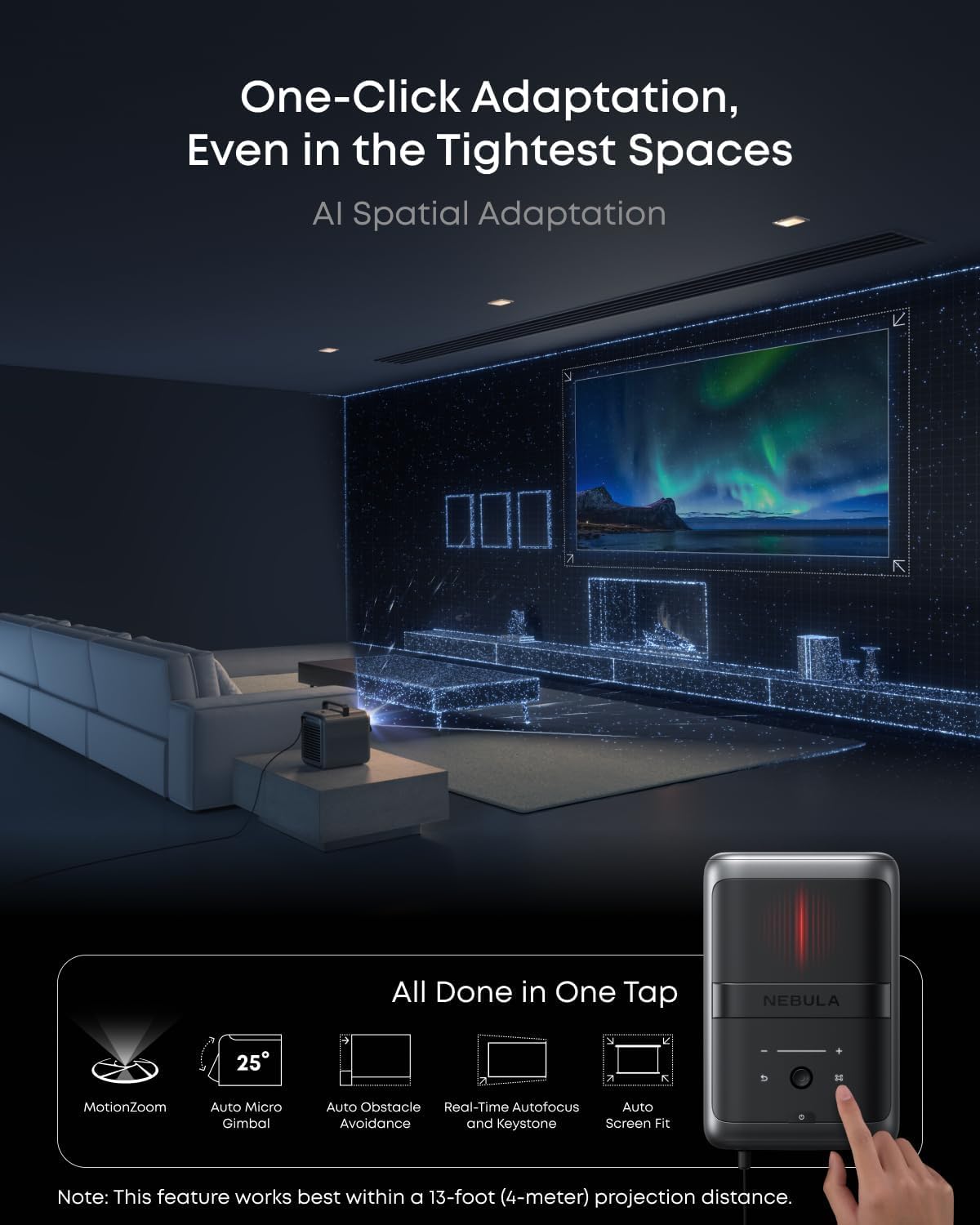soundcore NEBULA X1 4K Triple Laser Projector with Dolby Vision