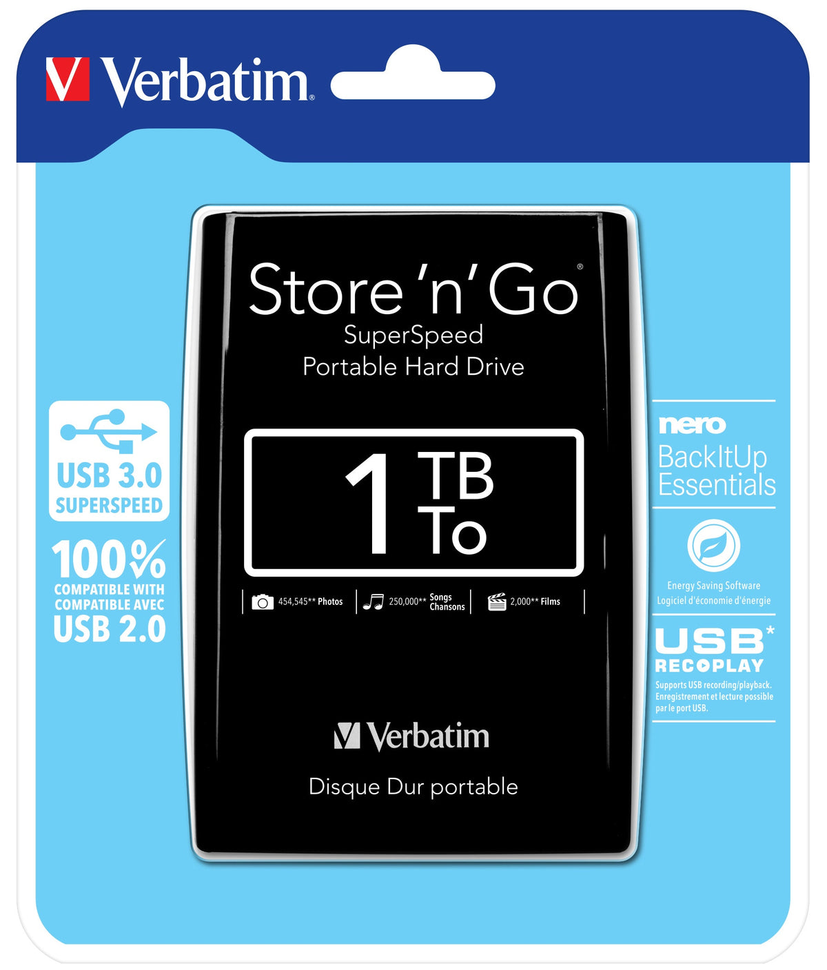 Verbatim Store 'n' Go external hard drive 5400