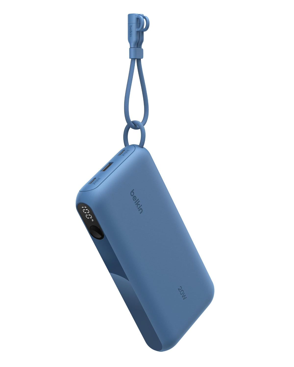 Belkin BoostCharge 20000mAh Power Bank with Digital Battery Display - Blue