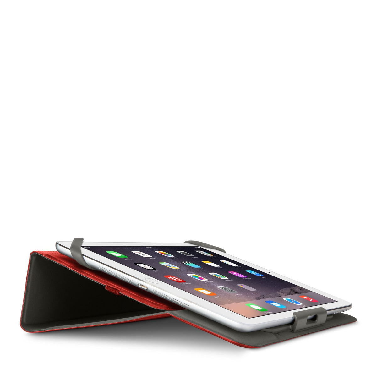 Belkin Twin Stripe Folio Case with Multiple Viewing Angles for iPad Air/iPad Air 2/iPad 2017 - Red