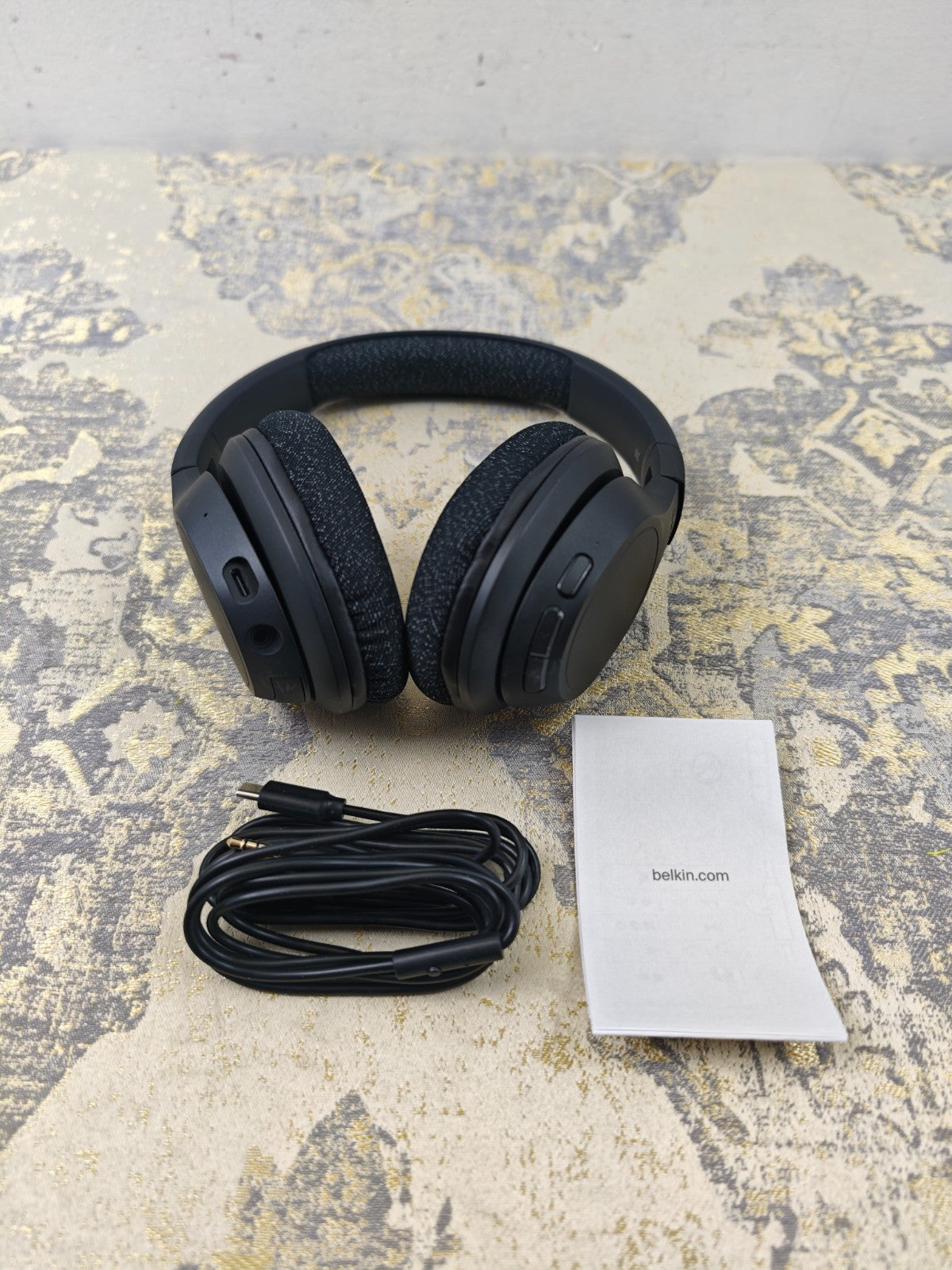 Belkin SoundForm Adapt Wireless Headset Microphone Noise Cancellation 45H New