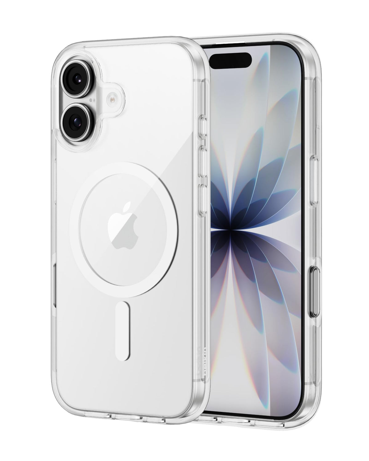 Belkin SheerForce Clear MagSafe Compatible iPhone 17 Case with Slim Design & Anti-Scratch Treated Coating - Magnetic, Transparent, & Shockproof Protective iPhone Case - Clear