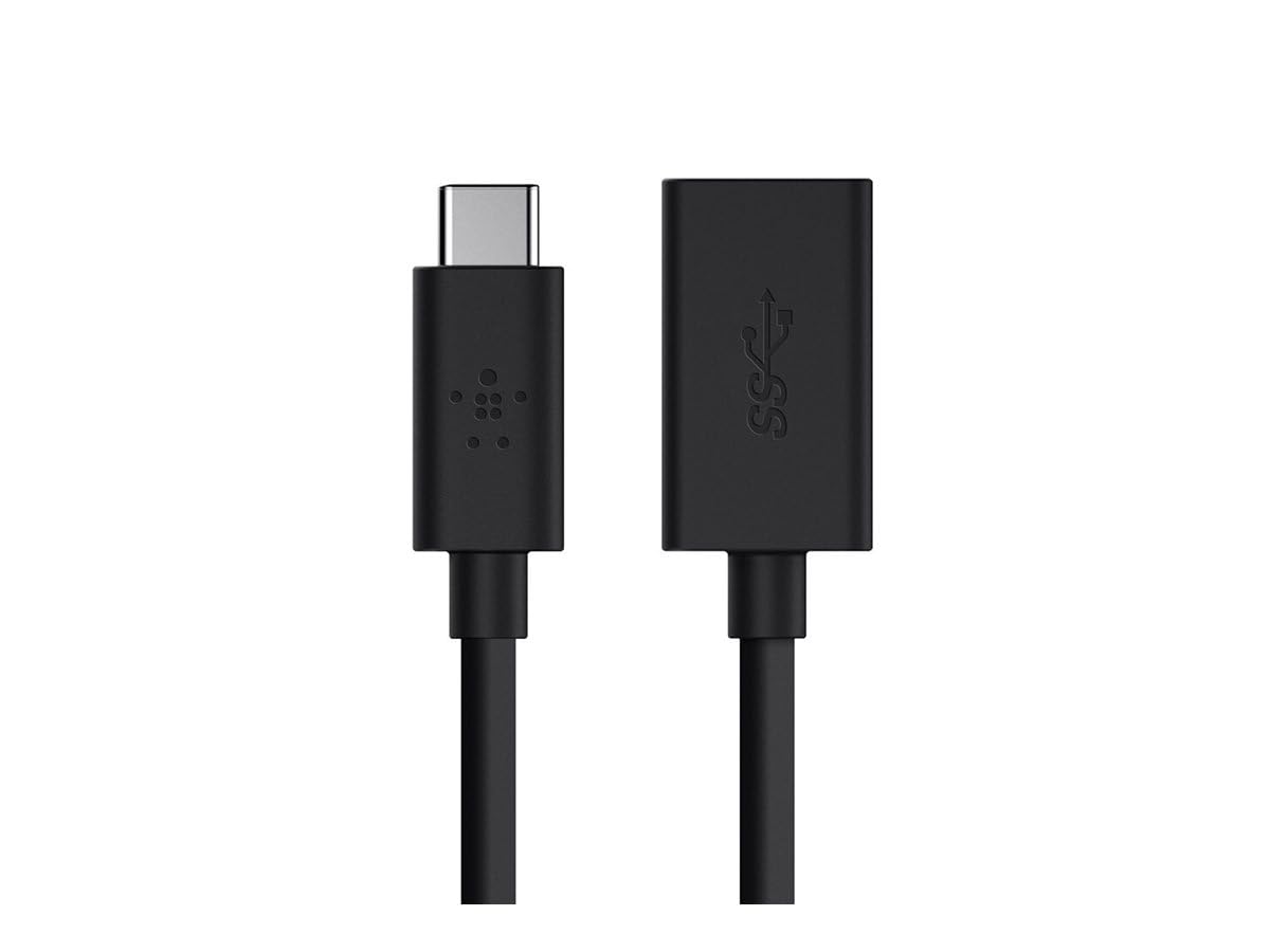 Belkin F2CU036btBLK USB cable USB 3.2 Gen 1 (3.1 Gen 1) USB C USB A Black