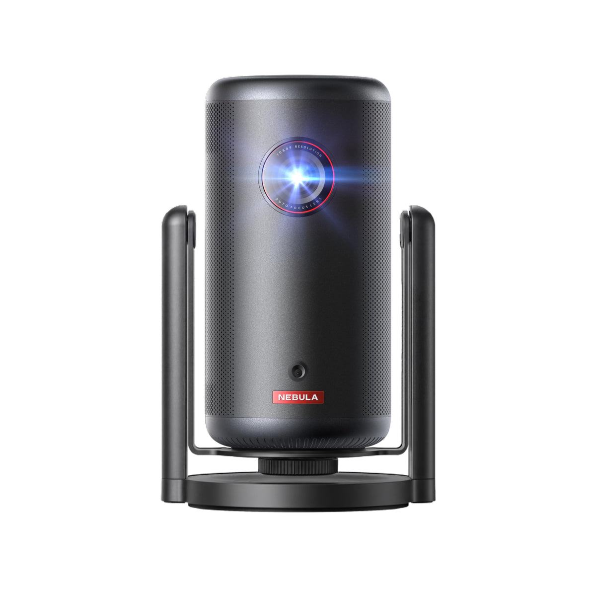 NEBULA Capsule 3 1080p Mini Projector with Stand, Official Google TV & Built-In Netflix, 200 ANSI-Lumen, Dolby Digital, 120-Inch Display, Built-in Battery with 2.5 Hours of Playtime