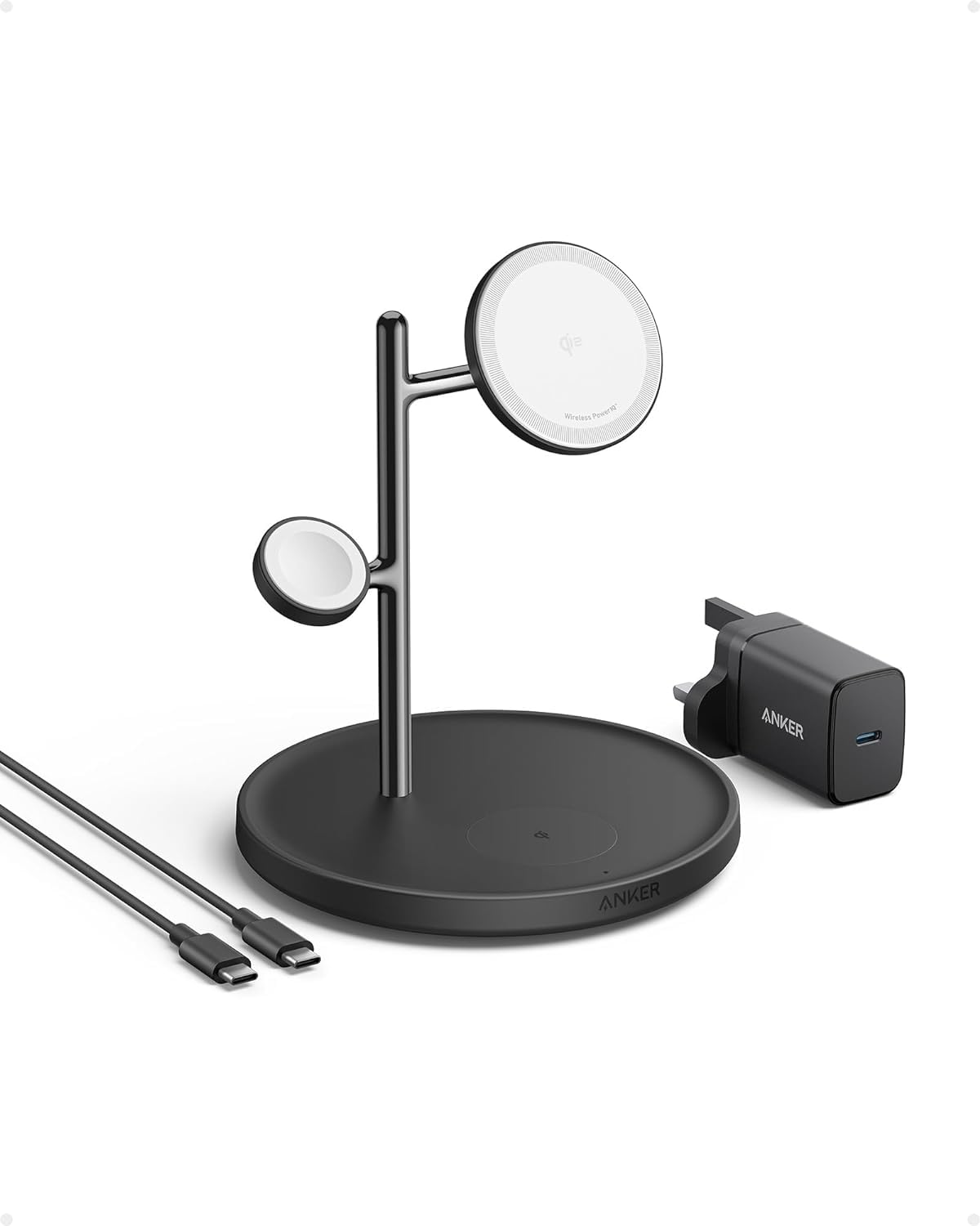 MAG W CHARGER 15W 3-IN-1 STAND BLACK